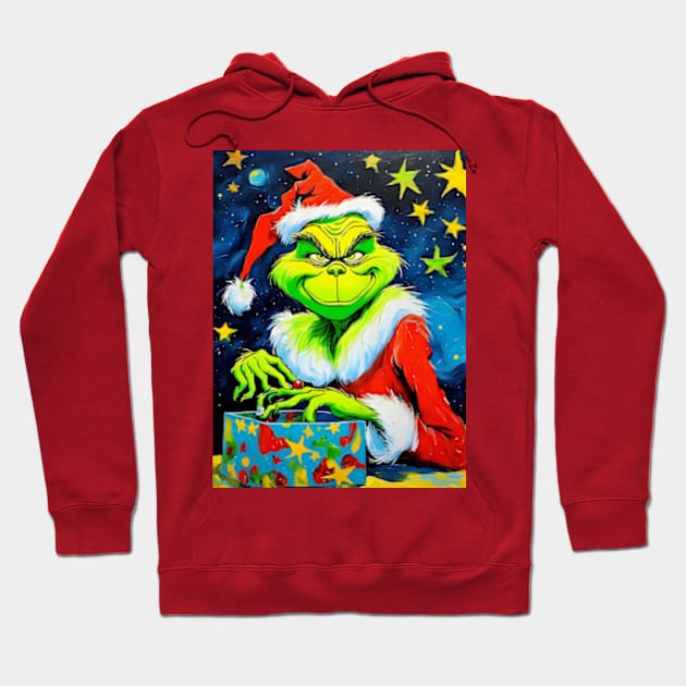 Grinchy Christmas Hoodie by Rogue Clone